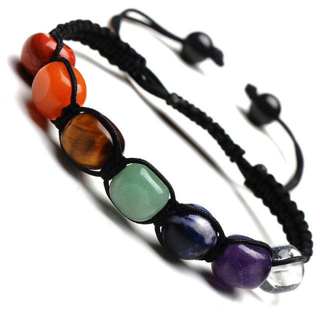 Ocho planetas al por mayor pulseras de onyx